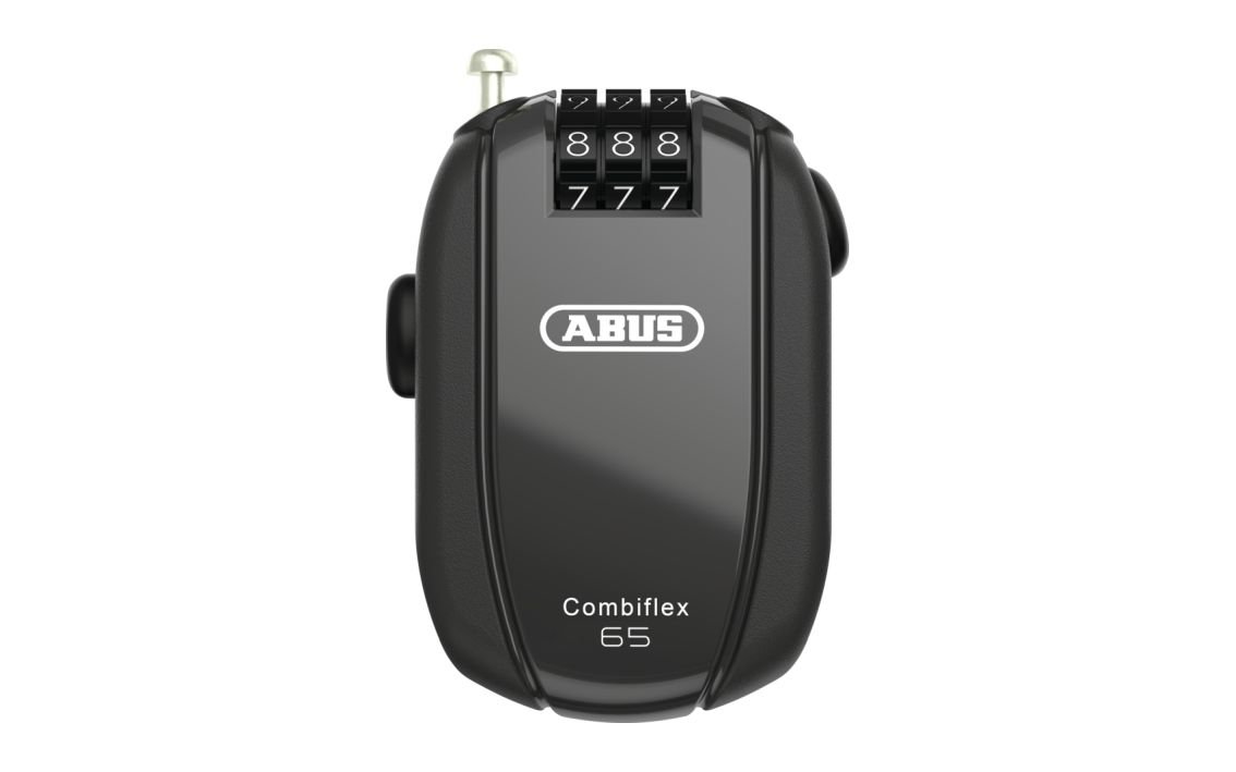 Saslēgs - ABUS Combiflex StopOver 65 Black Saslēgs - ABUS Combiflex StopOver 65 Black