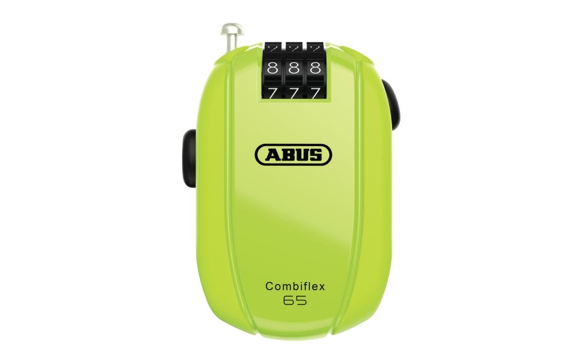 Saslēgs - ABUS Combiflex StopOver 65 Neon Saslēgs - ABUS Combiflex StopOver 65 Neon