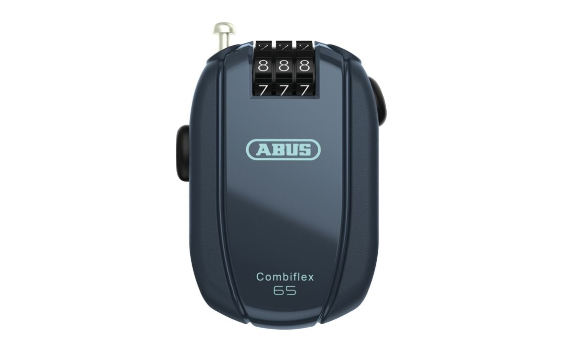 Saslēgs - ABUS Combiflex StopOver 65 Midnight Blue Saslēgs - ABUS Combiflex StopOver 65 Midnight Blue