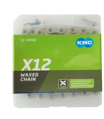 Ķēde - KMC X12 Silver Waxed