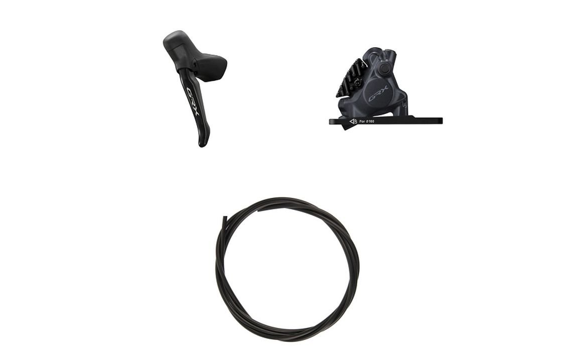 Disku bremžu komplekts pa kreisi - Shimano BL-RS717-L / BR-RX410 GRX Di2 Disku bremžu komplekts pa kreisi - Shimano BL-RS717-L / BR-RX410 GRX Di2