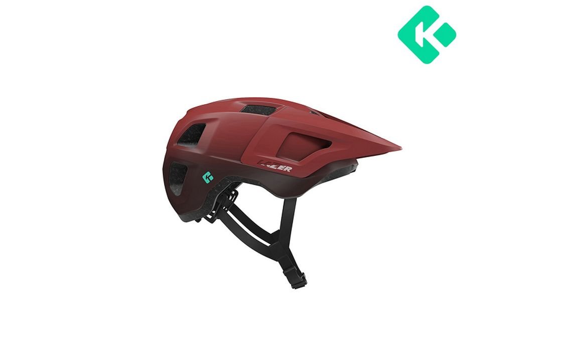 L220 Velosipēdista ķivere - Lazer Finch KinetiCore Matte Maroon Black