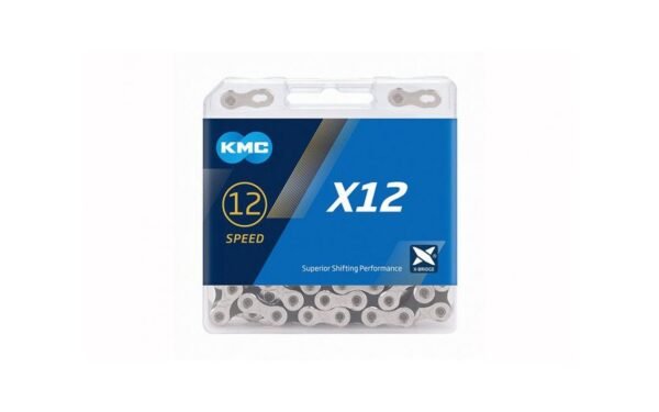 Ķēde - KMC X12 Silver Black