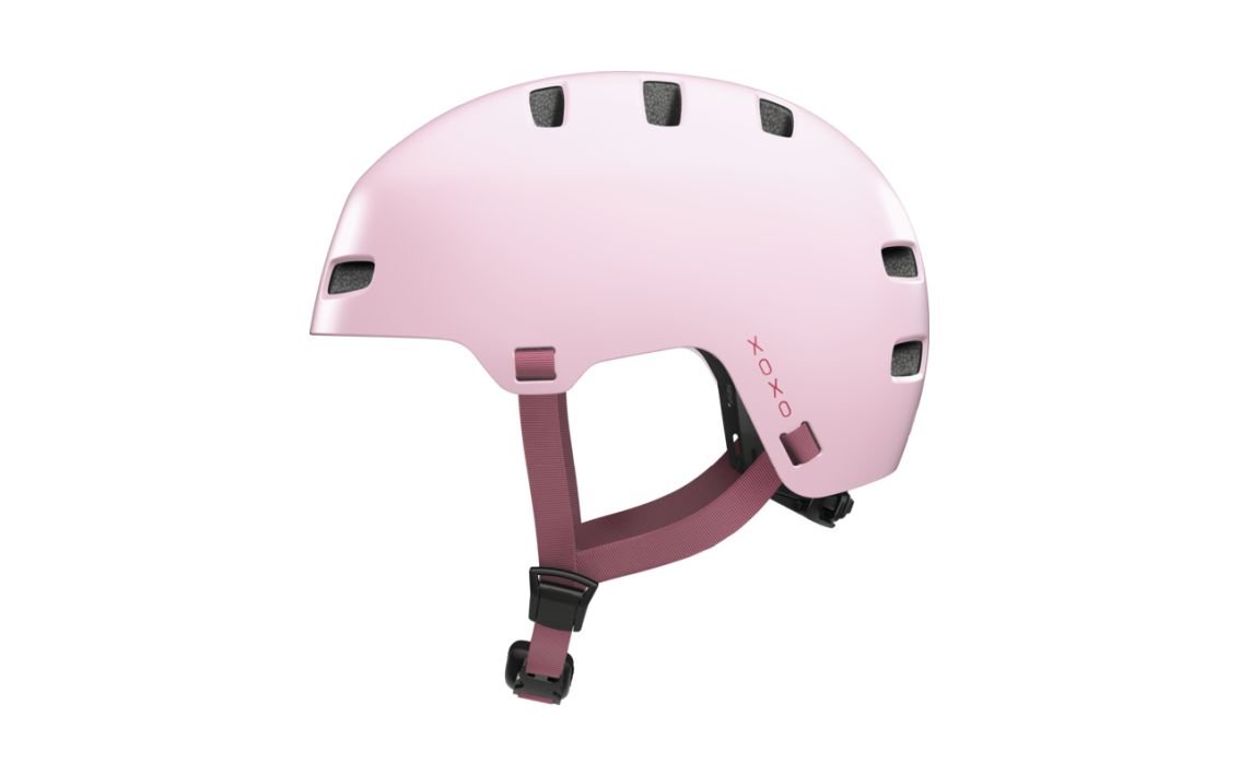 Velosipēdista ķivere - ABUS XOXO Strawberry Rose