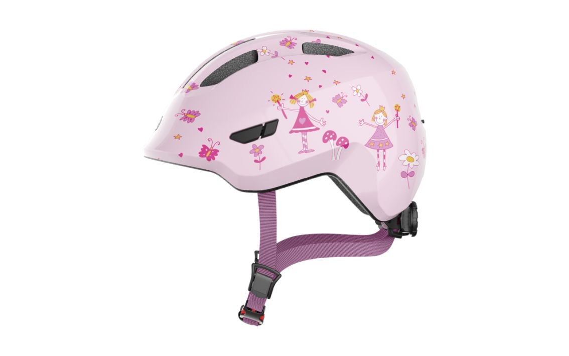 Velosipēdista ķivere - ABUS SMILEY 3.0 Rose Princess