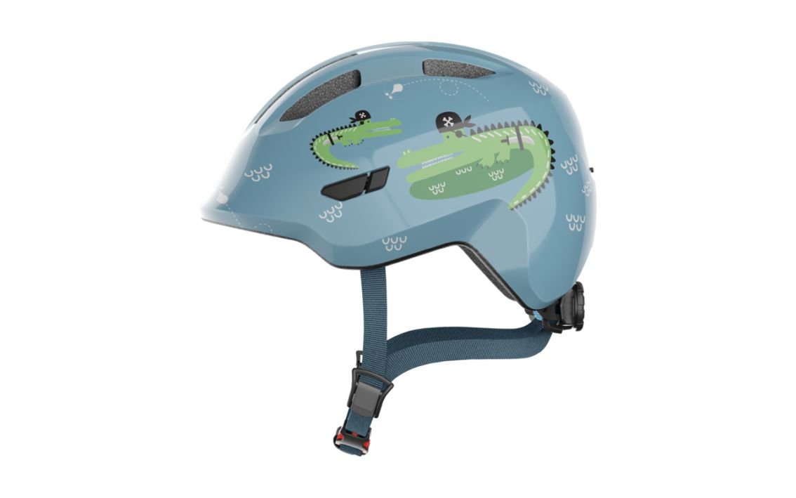 Velosipēdista ķivere - ABUS SMILEY 3.0 Blue Croco