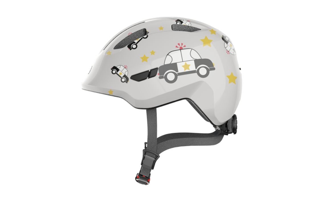 Velosipēdista ķivere - ABUS SMILEY 3.0 Grey Police
