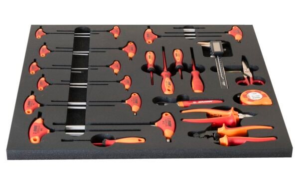 Instrumentu komplekts paplātē - Unior SET1-2600AC